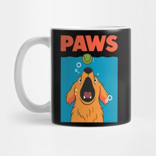PAWS Dog Parody Mug